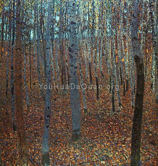 Beech Forest - 古斯塔夫·克林姆特